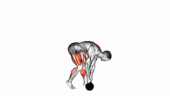 Peso Muerto Rumano Unilateral con Kettlebell (con apoyo)